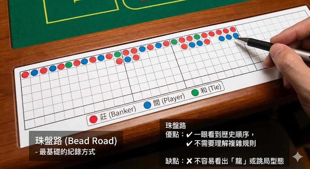 Super娛樂城百家樂路單教學:大路、小路、珠盤路怎麼看?新手到進階一次搞懂 3 image 3